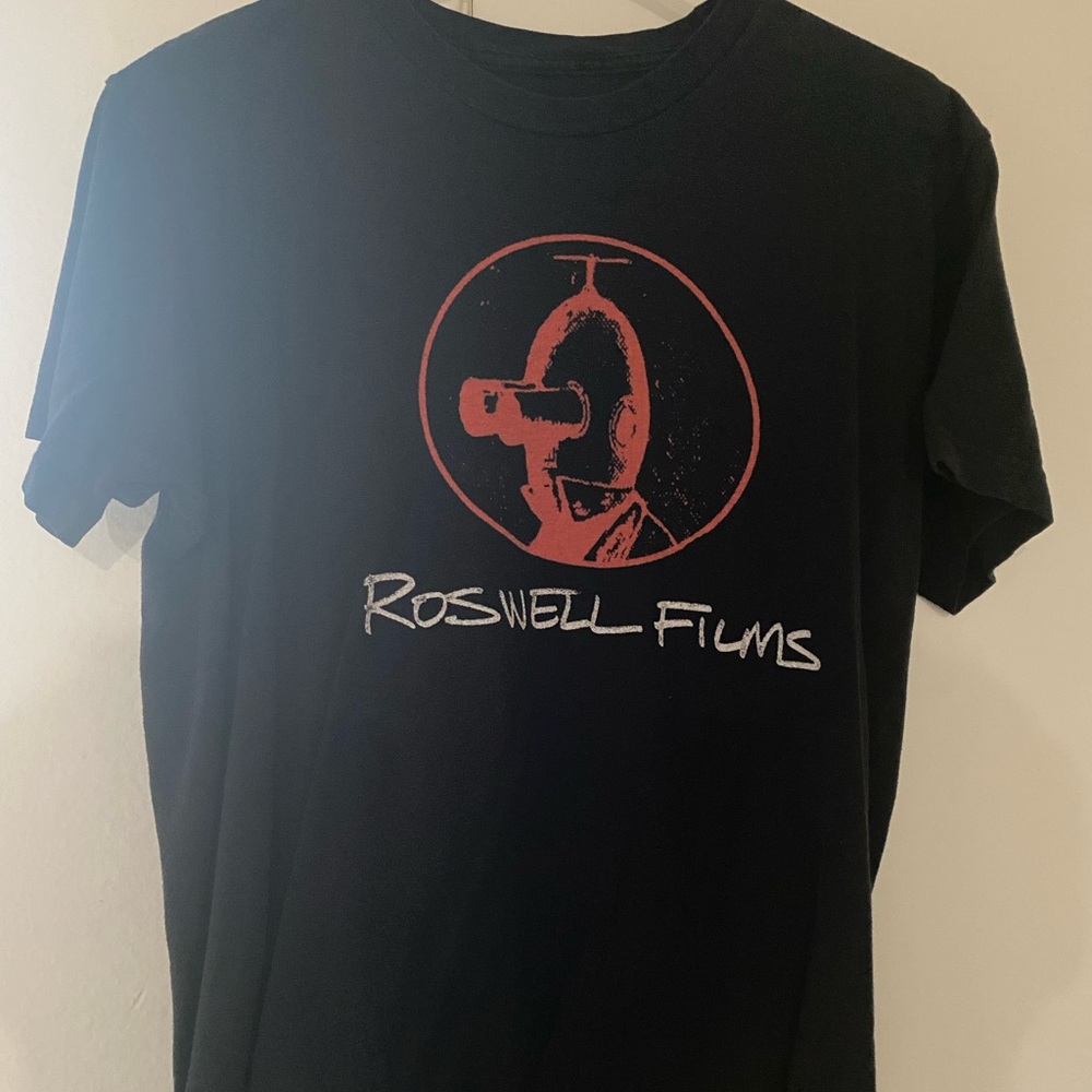 Foo Fighters Roswell Films Black T-Shirt. Men's Medium